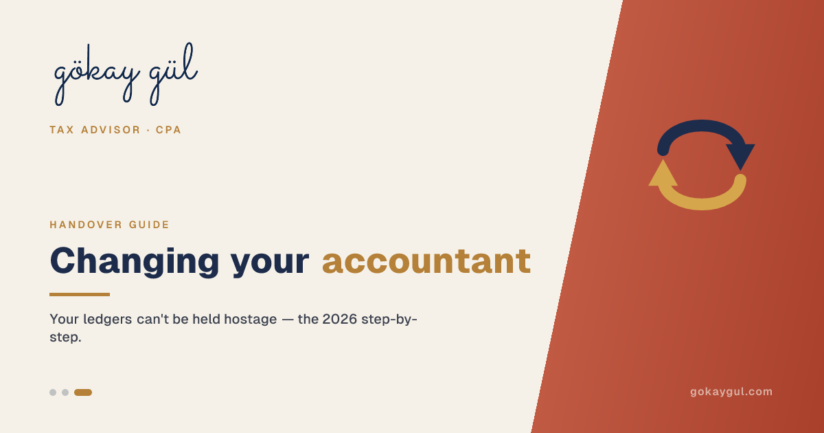 Changing Your Accountant in Turkey (2026): A Complete Handover, E‑Ledger and Digital Authority Guide
