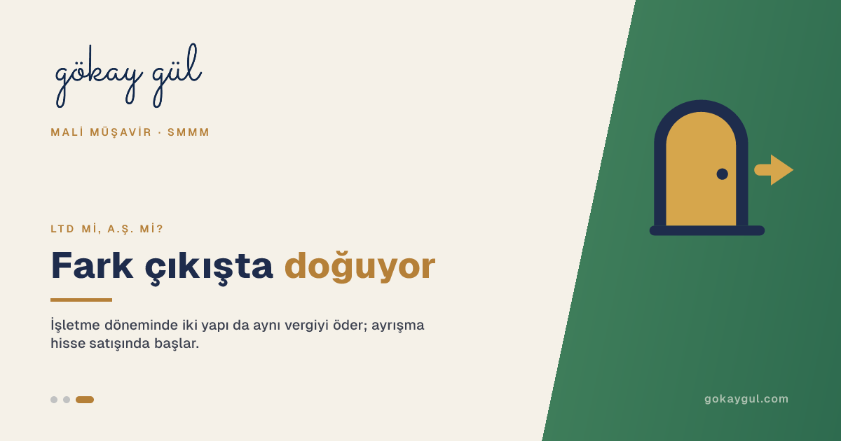 Ltd mı, A.Ş. mi? 2026'da Kararı Kuruluş Değil Çıkış Belirliyor