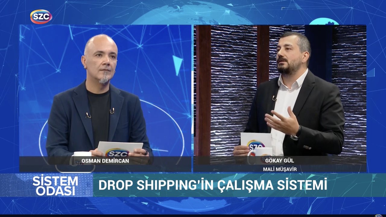 Sözcü Televizyonu — Sözcü TV · Sistem Odası — Drop Shipping, Yurt Dışı Şirket Kuruluşu ve Uluslararası Muhasebe